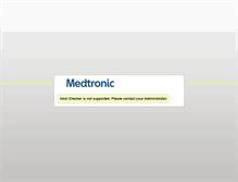 Tablet Screenshot of mdtuser.medtronic.com