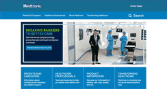 Desktop Screenshot of medtronic.com